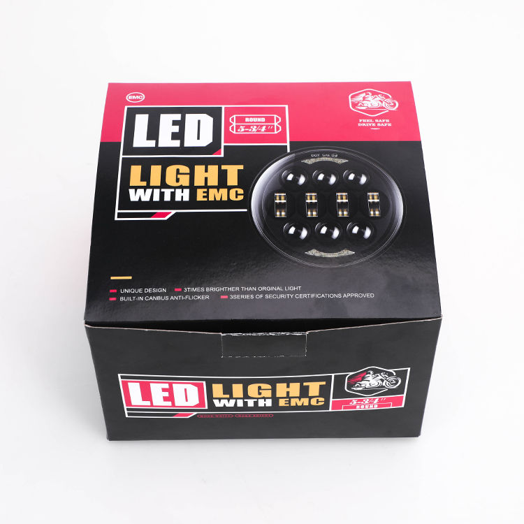 Thumbnail: 2022 Dragon Eyes 7" Inch 61W Motorcycle Led Headlights for Harley Davidson
