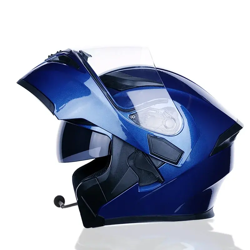 Thumbnail: Factory Four Seasons Casco De Motocicleta Flip Up Motorcycle Helmet