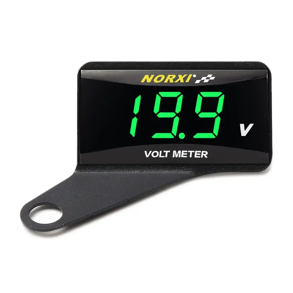 Thumbnail: KOSO  Digital LED Mini 6V 12V Electromobile Electricity Gauge Car Volt Meter