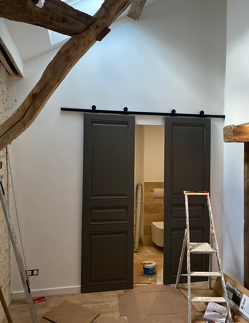 La Chambre les travaux presque finis