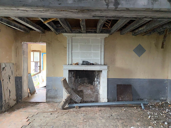 Le salon avant travaux