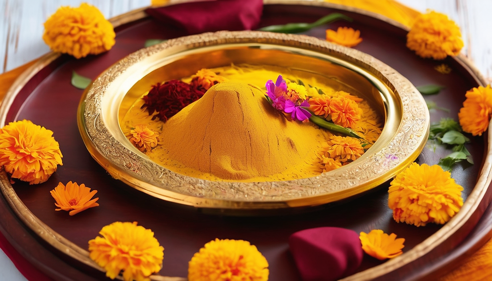 Vibrant Haldi Ceremony Celebration