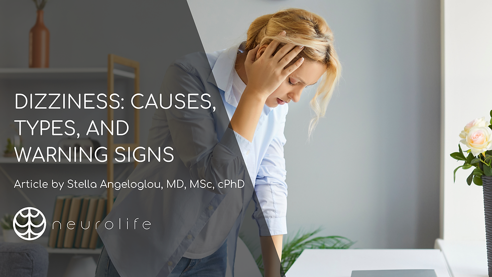 A person feeling dizzy.