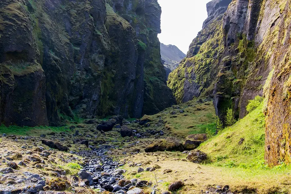 The Hike to Stakkholtsgjá Canyon