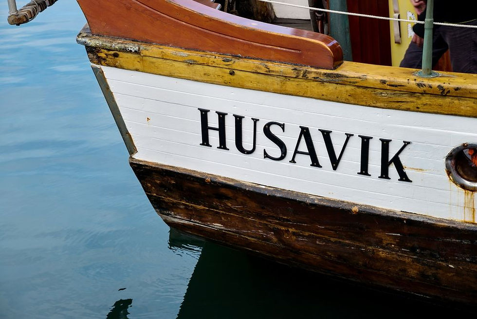 Boat in Husavik