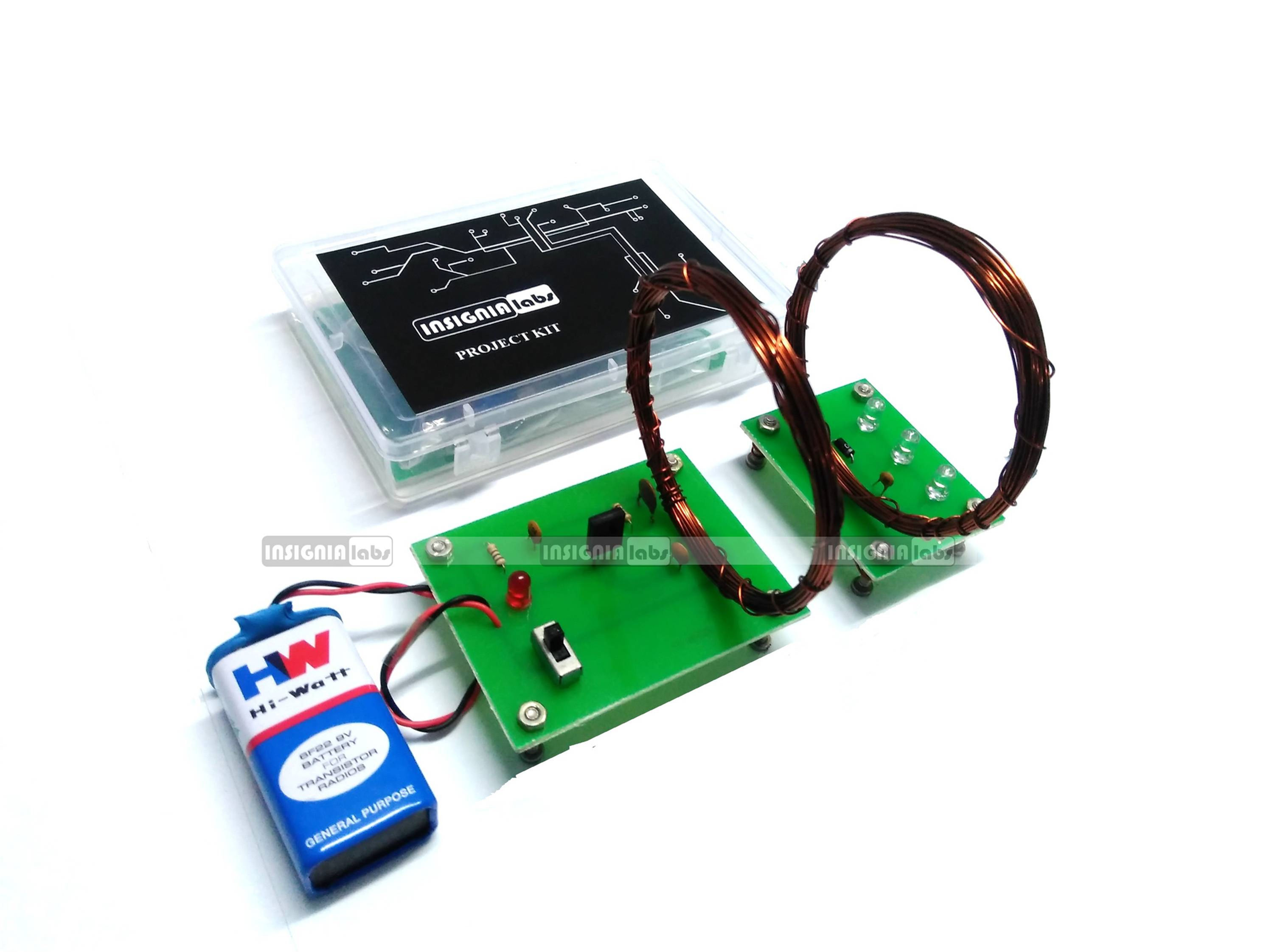 Wireless Power Transfer Transmission Circuit Electronic Project Kit