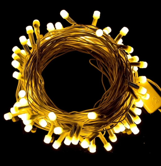 Thumbnail: (2 Pack) LED String Lights Serial Bulbs, 40 LED Power Pixel Serial Lights