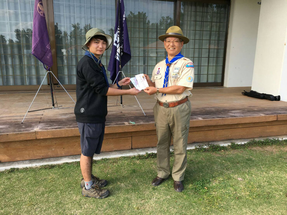 明治大学体育会ローバースカウト部春季合宿で来県 明治大学体育会ローバースカウト部春季合宿で来県