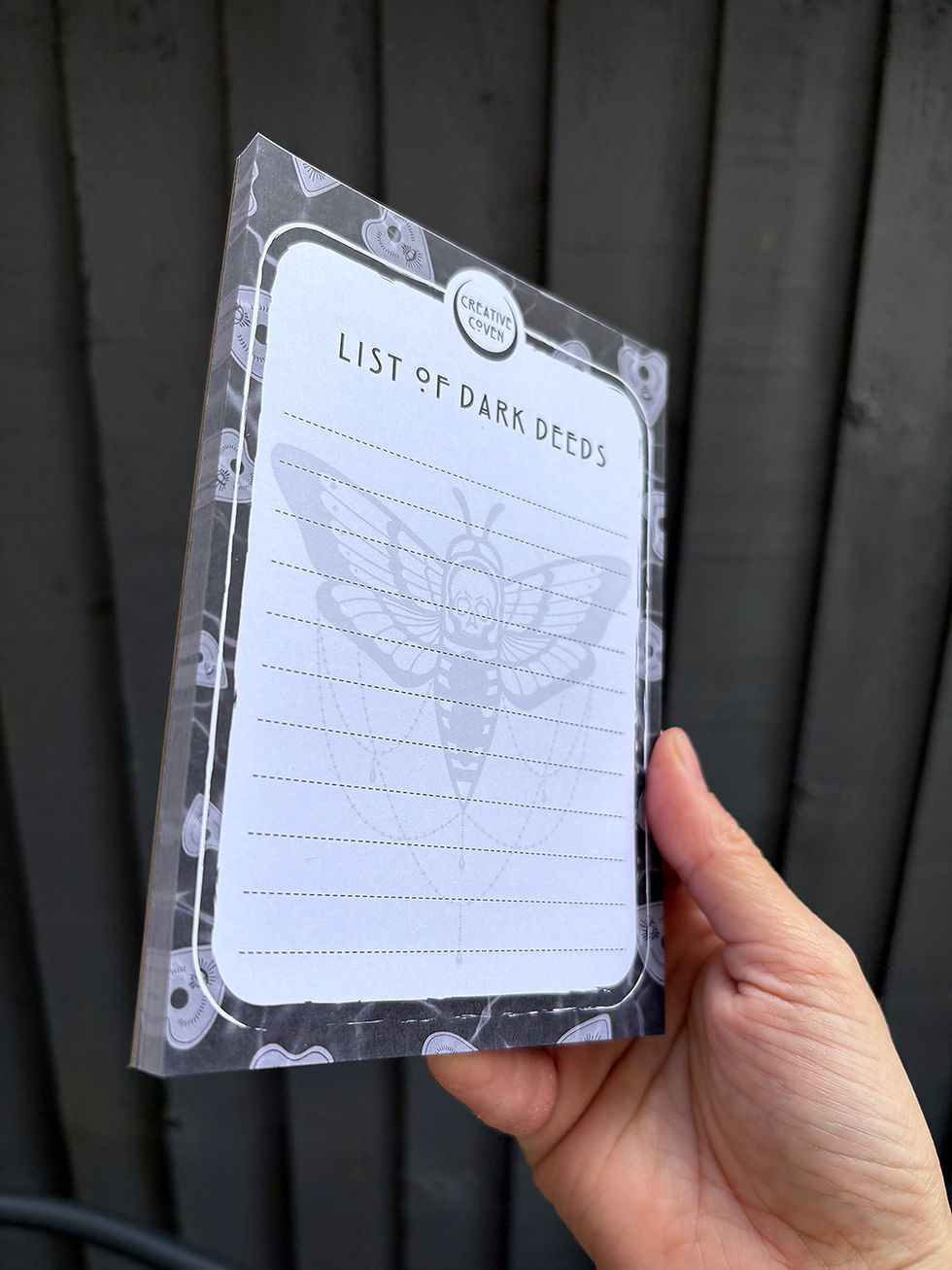 Thumbnail: List of Dark Deeds Notepad