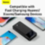 Baseus 15W Power Bank 20,000 mAh Black