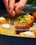 Gresk aften - Stock Restaurant