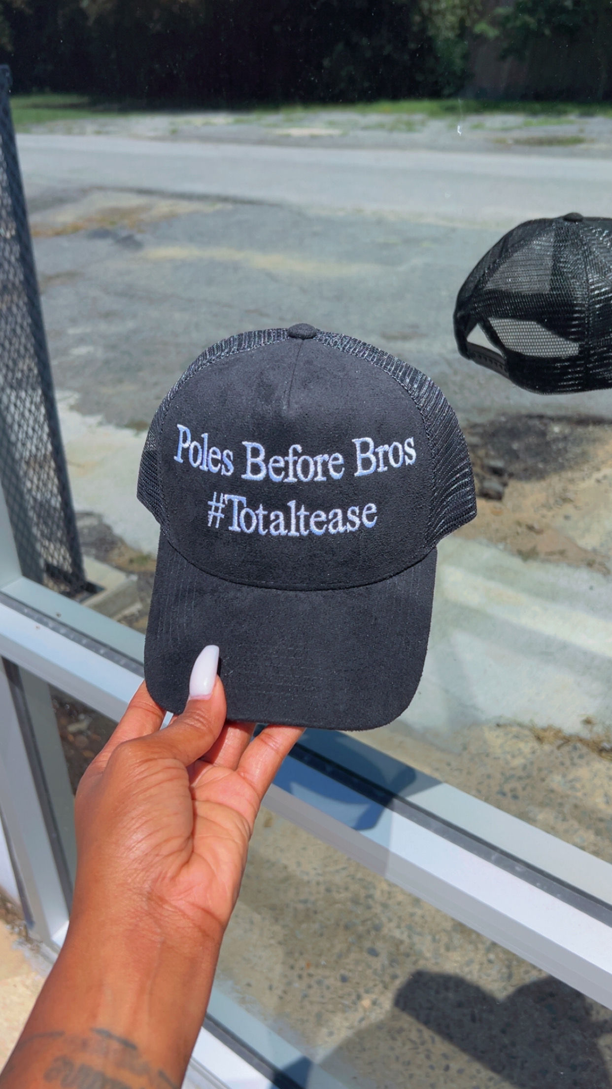 “Poles Before Bros” Custom Hat – by Total Tease