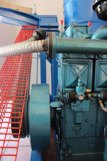 Chigayo hammer mill with kirloskar engine 2