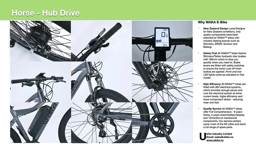 Thumbnail: Waka Horse Hub Drive | Electric Mountain Bike | 300W, Top Speed 32km/h, 36v