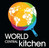 World Central Kitchen logo with a colorful globe and text on black background