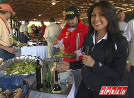 Yomary Cruz explora el estilo de vida de Ferrari mientras presenta el Ferrari Challenge para SPEED-TV.jpeg