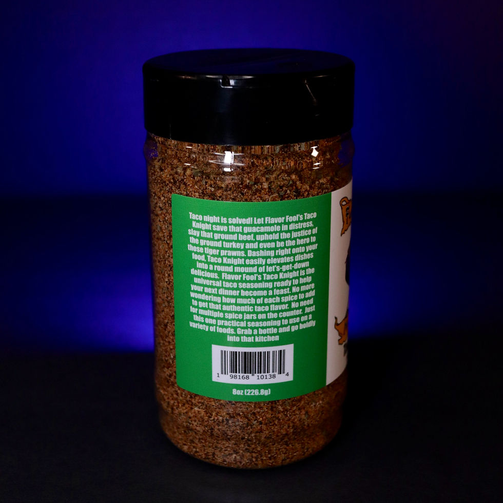 Thumbnail: 8 oz Bottle - Taco Knight