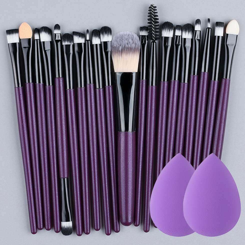 Thumbnail: VANDER LIFE 20-Piece Pro Brush Set — Full Face & Eye Makeup Brushes Collection
