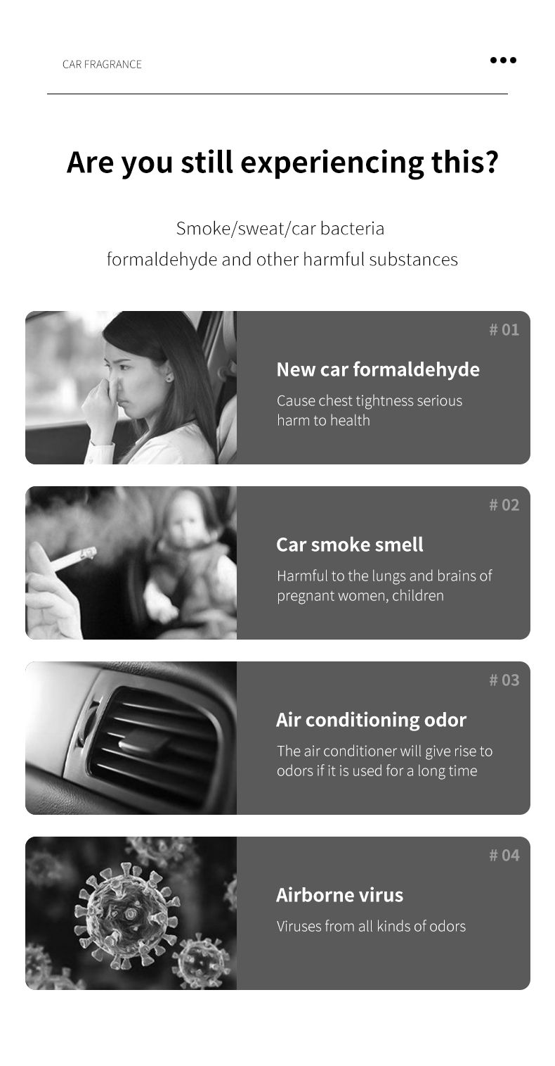 Thumbnail: Luxury Car Air Freshener Fragrance — Long-Lasting Interior Scent Diffuser