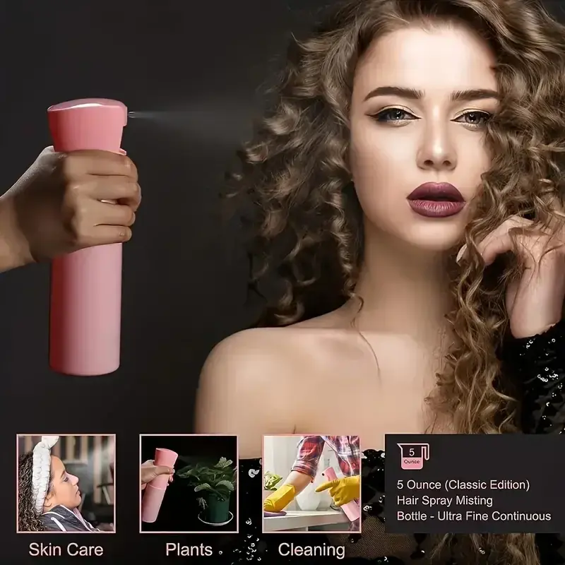 Thumbnail: 6-Piece Hair Styling Kit — Hairdressing Brush Set with Spray Bottle, Rat Tail Co
