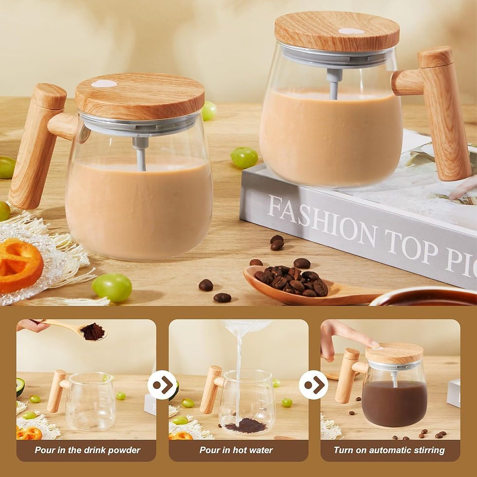 Thumbnail: 400ML Self Stirring Mug 7000RPM Electric High Speed Mixing Mug With Waterproof A