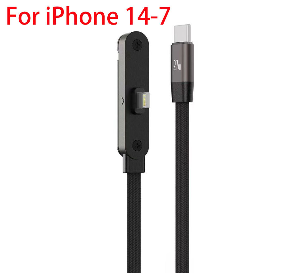 Thumbnail: Cell phone charging cable, foldable cell phone stand