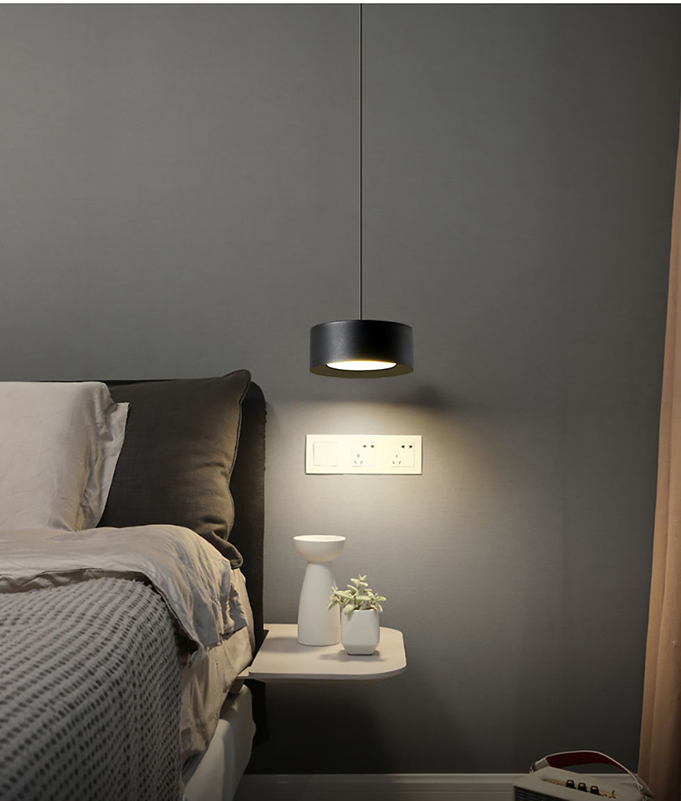 Thumbnail: Modern LED pendant lights.