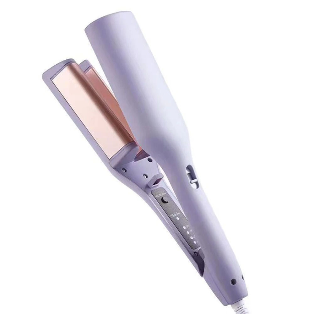 32mm Deep Wave Curling Wand — Fast-Heat Egg Roll Barrel, 160–220°C Tourmaline Ce