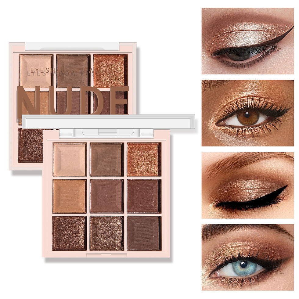 Thumbnail: JUJU Dream Milk Tea Palette — 9-Shade Matte & Shimmer Eyeshadow Collection