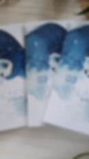 Thumbnail: Watercolor Galaxy Animals A6 Artbook