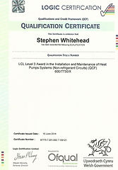 Heat Pump Qualification Certificate