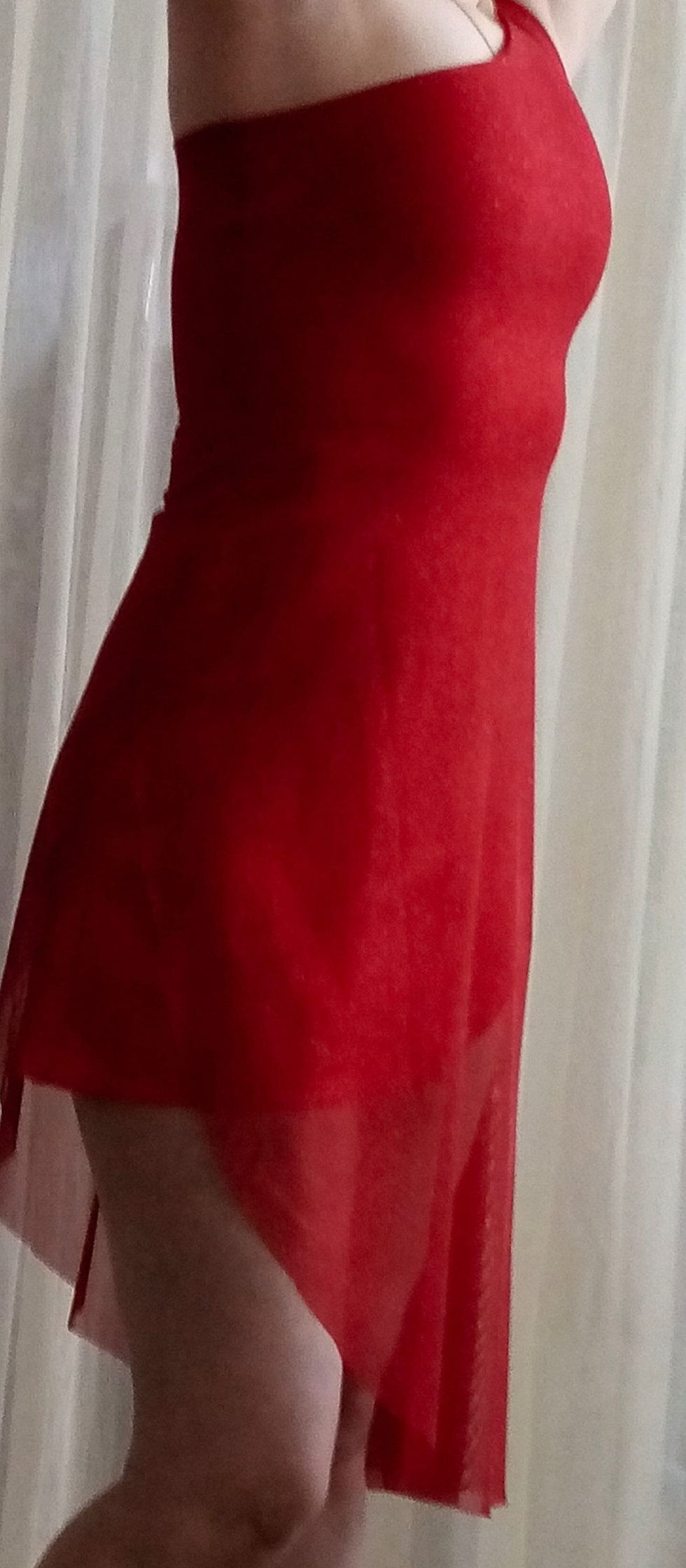 Thumbnail: One-shoulder asymmetric party minidress