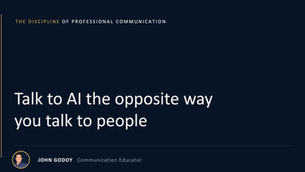 Talk to AI the opposite way you talk to people