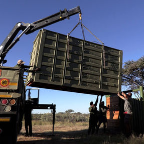 Naankuse Foundation - Shiloh Wildlife Sanctuary - rhino transport crate