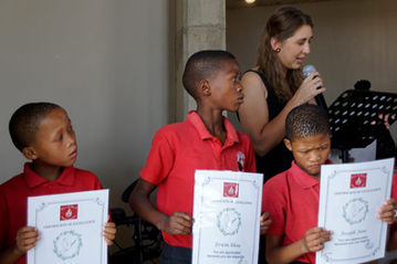 Recognising Greatness: induction of the Learners’ Representative Council at Naankuse Primary School.
