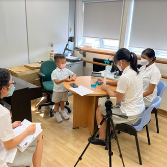 Creative Schools Continuum - Form 6 TOK class visited Creative Primary School's Kindergarten (CPSKG)