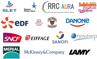 Logos des entreprises clientes