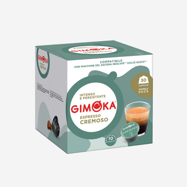30 capsule Gimoka Cremoso - compatibili Dolce Gusto.
