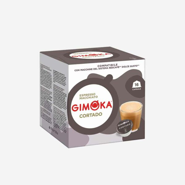 48 capsule Gimoka gusto Cortado - compatibili Dolce Gusto (3x16 capsule)