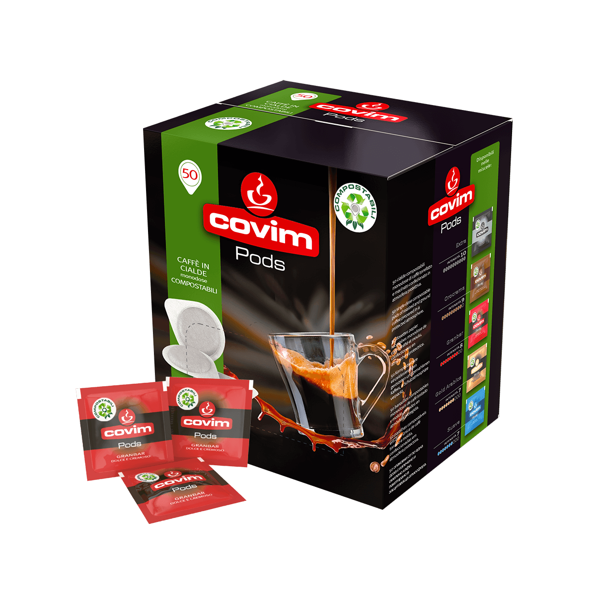 50 cialde Covim Granbar - ESE 44 mm