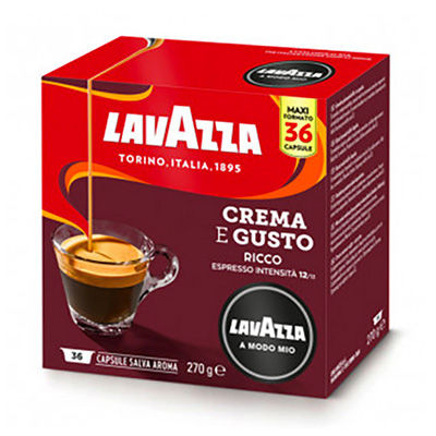 36 capsule Lavazza A Modo Mio - Crema e Gusto Ricco