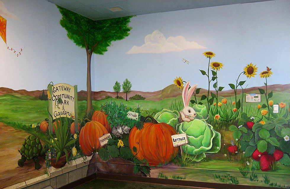 Banner Gateway Playroom murals