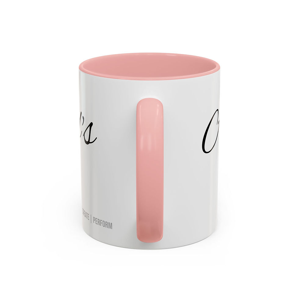 Thumbnail: Accent Coffee Mug — "All the world's a stage" Script Quote