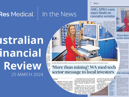 'More Than Mining': WA Med-Tech Sector Message to Local Investors
