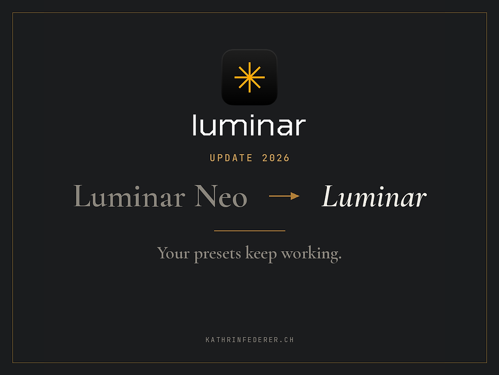 Luminar Neo is now called Luminar – logo and name change 2026.