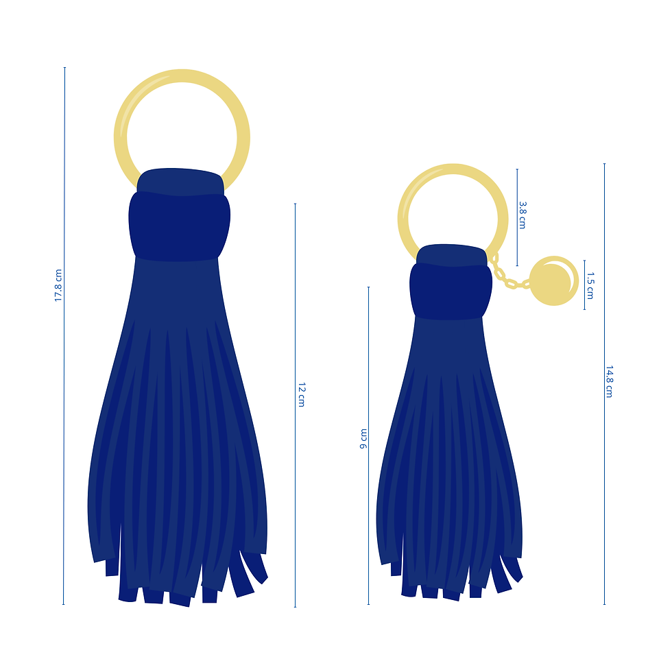 Thumbnail: Blue-Indigo Tassels