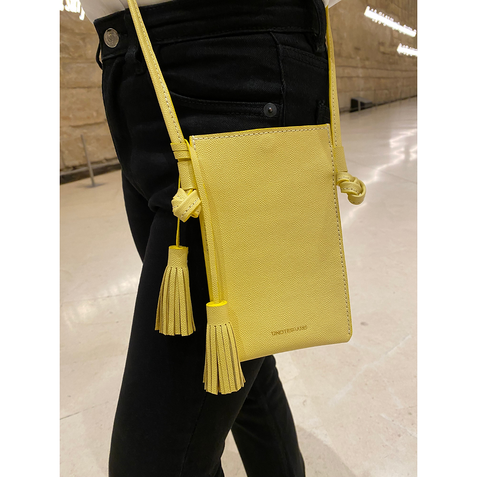 Miniature : Sac portable jaune Prima