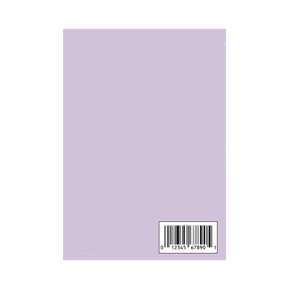 Thumbnail: A5 Notebook – 120 Pages, 90 gsm – Lavender