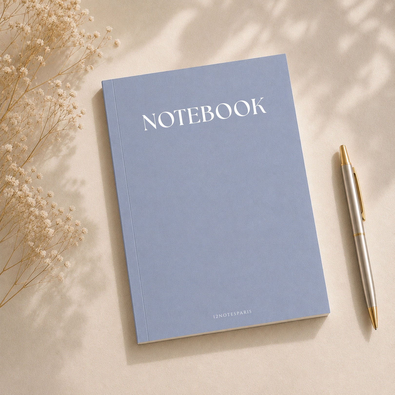 A5 Notebook – 120 Pages, 90 gsm – Blue-Grey