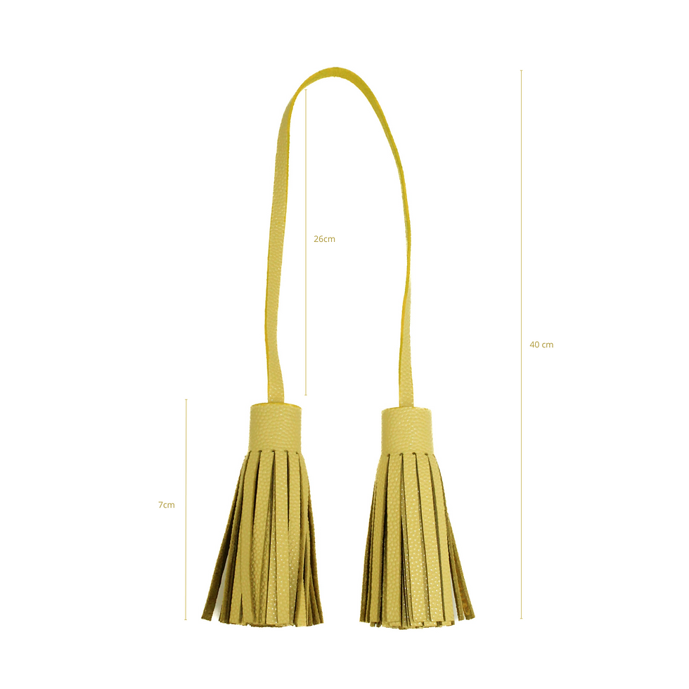 Thumbnail: Yellow Prima Double-end tassels